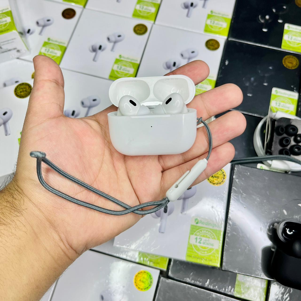 Latest Airpods Pro 2nd Gen Buzzer-Edition With Free Eartips Cable