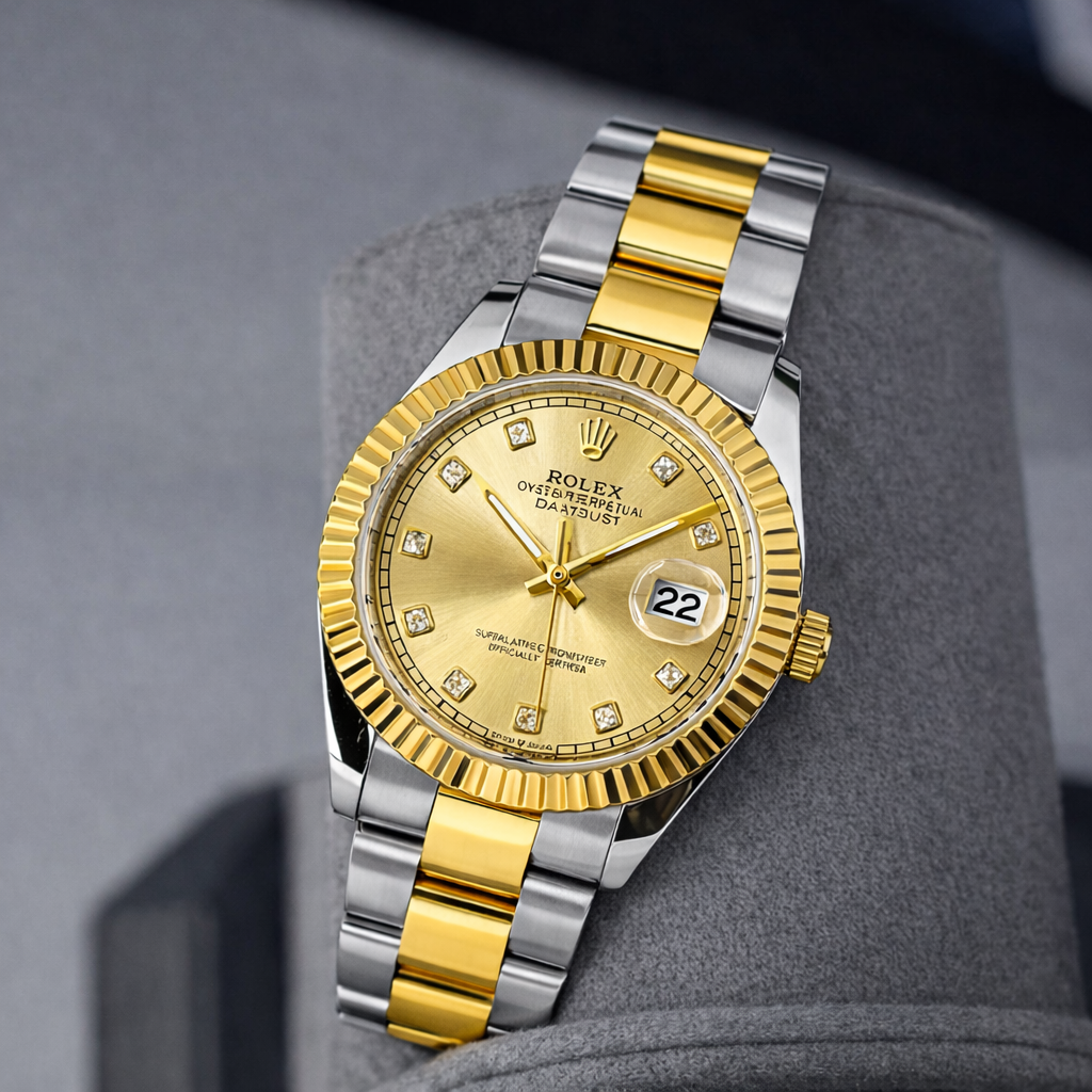 Premium Rolex Date_Just Stainless Steel Master Lock Heavy Weight