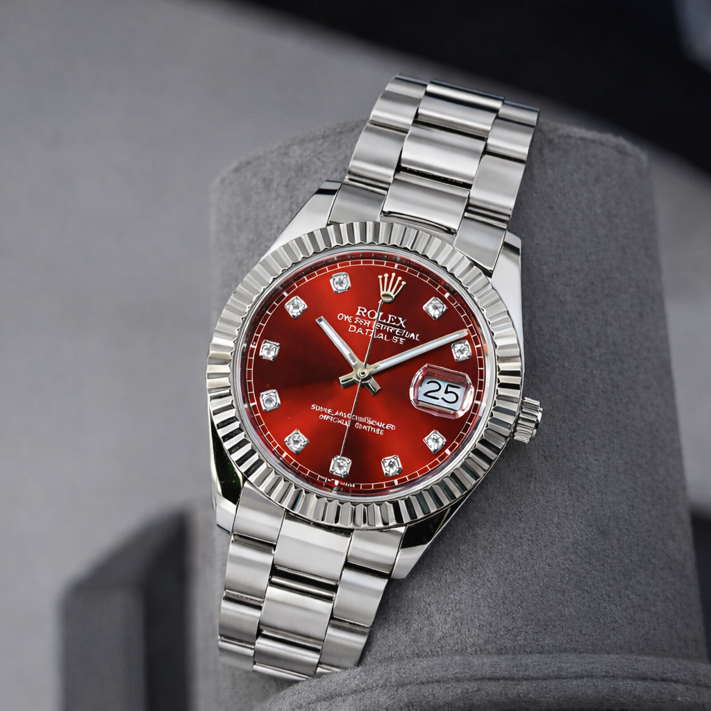 Premium Rolex Date_Just Stainless Steel Master Lock Heavy Weight