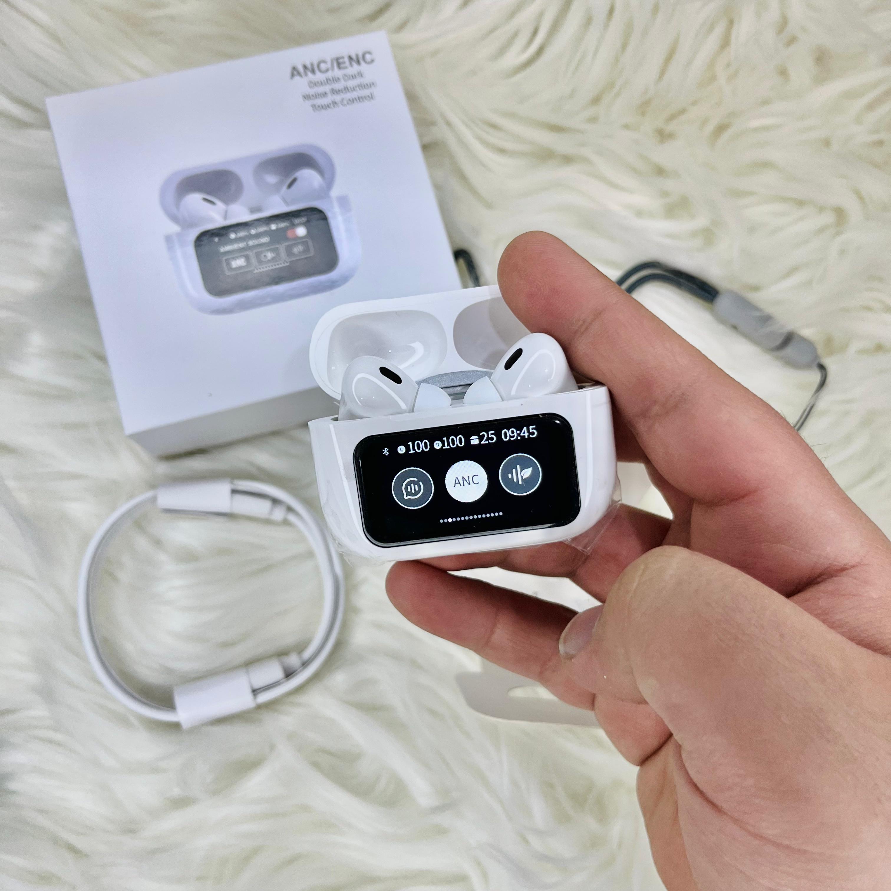 A9 Pro Display Airpods With Free Lanyard