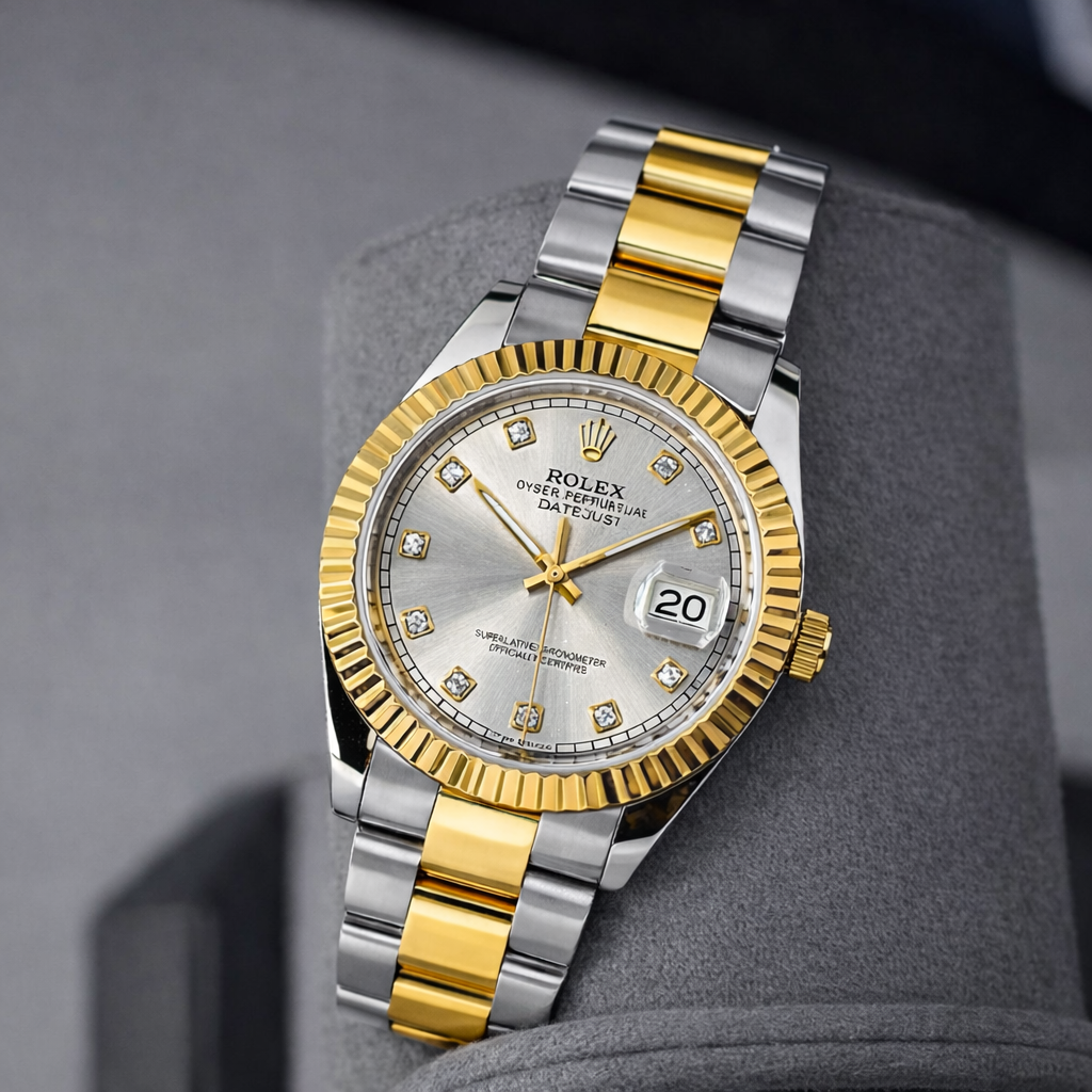 Premium Rolex Date_Just Stainless Steel Master Lock Heavy Weight